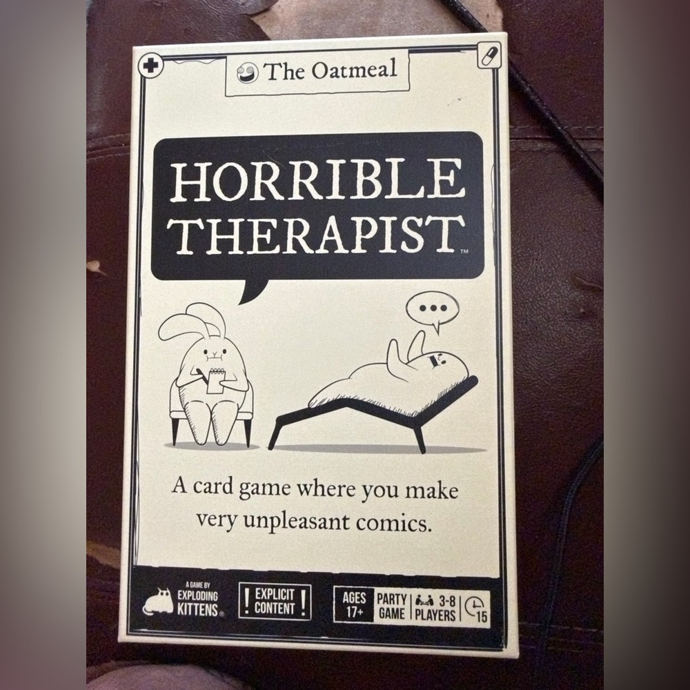 Horrible Therapist Card Game by Exploding Kittens